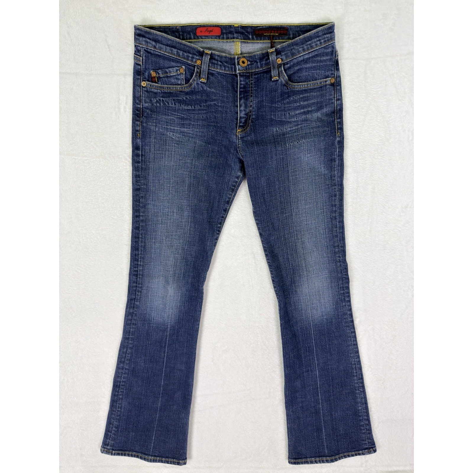 Adriano Goldschmied Jeans Womens 29 Blue Dark Wash Low Rise Angel Bootcut
